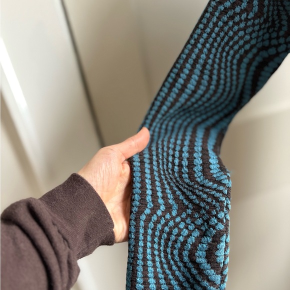 Paloma Wool Ogane knit top in ink blue optical print - Picture 4 of 15